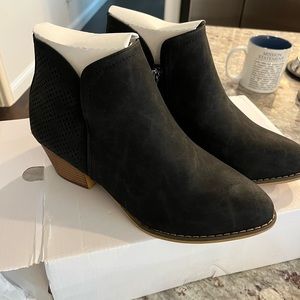 NEW Black Evans Booties